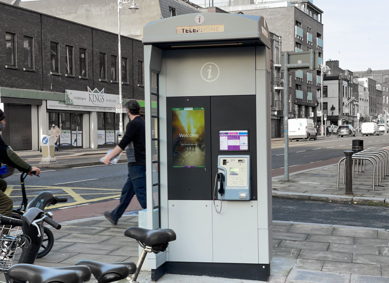 NEW PHONE KIOSK ON BOLTON STREET