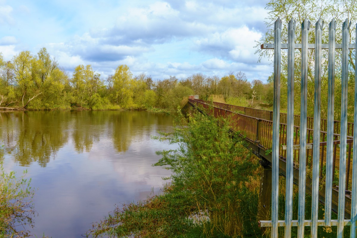 THE BLACK BRIDGE AT PLASSEY