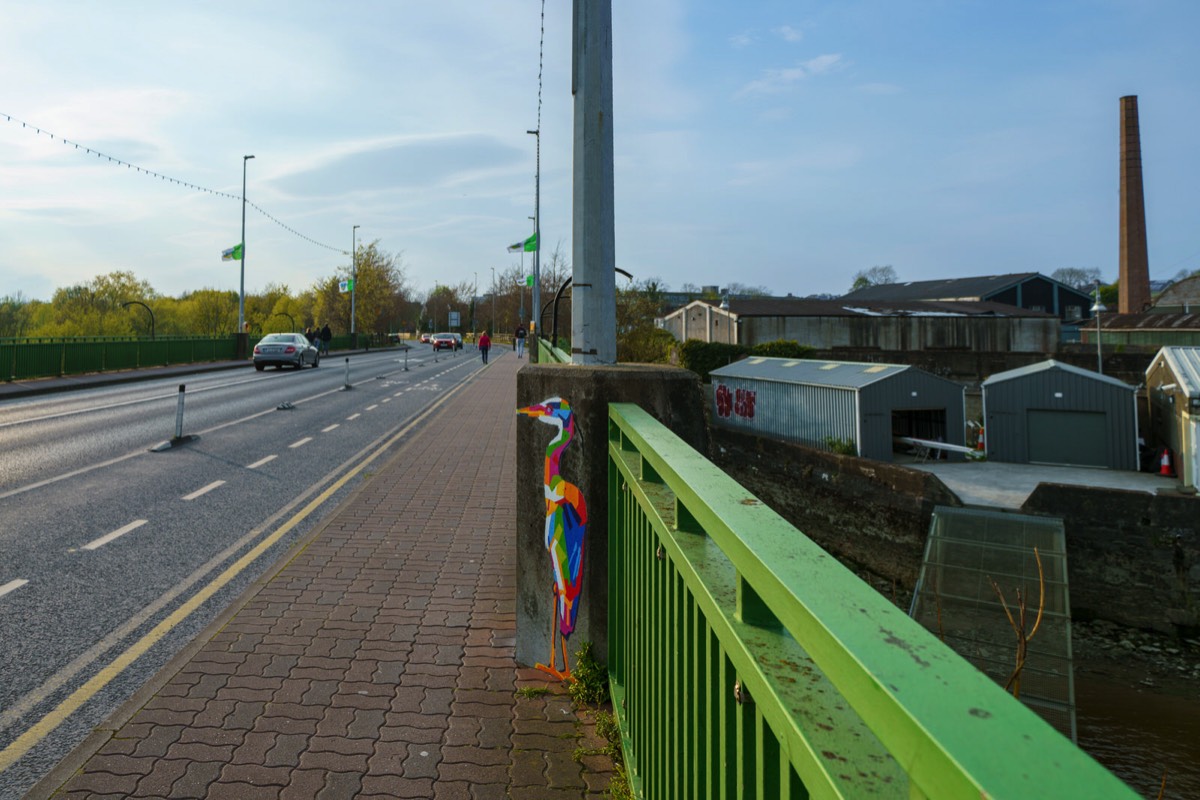 UNEXPECTED STREET ART ON THE SHANNON BRIDGE